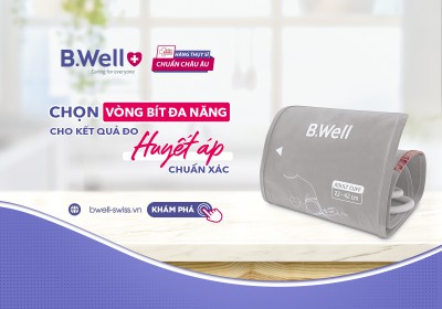 VÌ SAO VÒNG BÍT CỦA MÁY ĐO HUYẾT ÁP B.WELL LÀ LỰA CHỌN TỐT NHẤT?